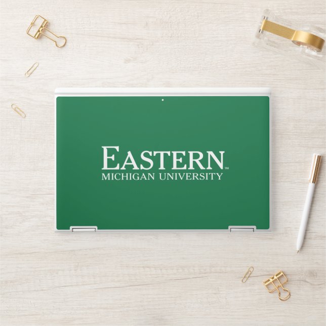 Eastern Michigan University HP Laptop Skin (Desk)