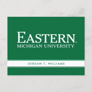 Eastern Michigan University Invitation Postcard