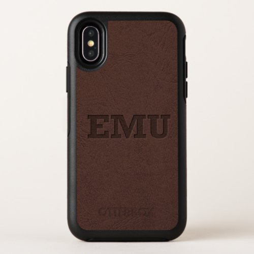 Eastern Michigan University Leather OtterBox Symmetry iPhone X Case