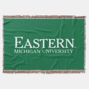 Eastern Michigan University Throw Blanket