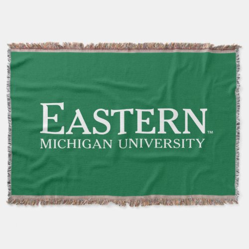 Eastern Michigan University Throw Blanket