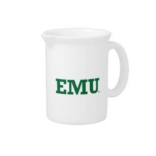 Eastern Michigan Wordmark Beverage Pitcher