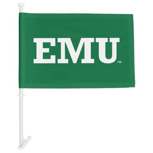 Eastern Michigan Wordmark Car Flag