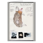 eastern mole nature journal page (Front)