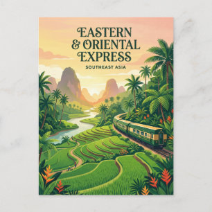 Eastern & Oriental Express (Southeast Asia) Postcard