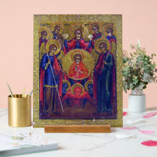 Eastern Orthodox Christianity Seven Archangels Acrylic Sign