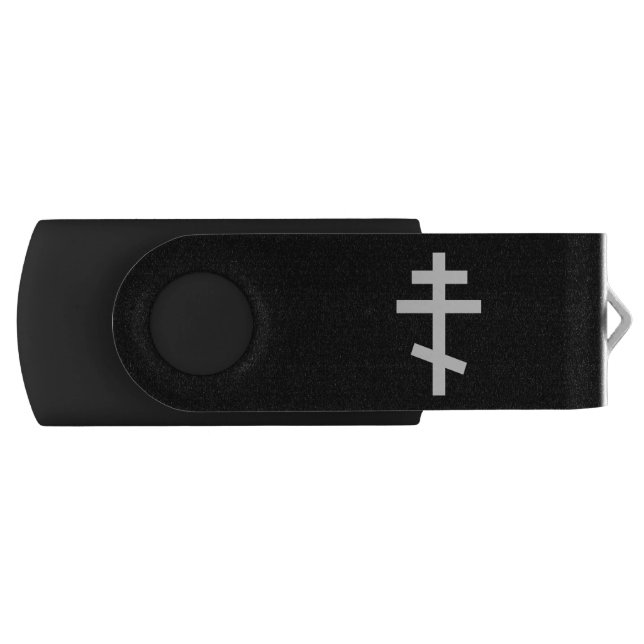 Eastern Orthodox Cross Flash Drive (Front)