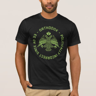 Eastern Orthodox Eagle Christian Conservative Art T-Shirt