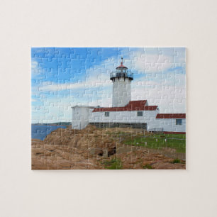 Eastern Point Lighthouse, Gloucester Massachusetts Jigsaw Puzzle