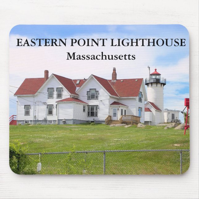Eastern Point Lighthouse, Massachusetts Mousepad (Front)