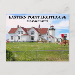 Eastern Point Lighthouse, Massachusetts Postcard