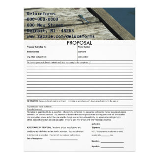 proposal letterhead Zazzle Letterhead Proposal