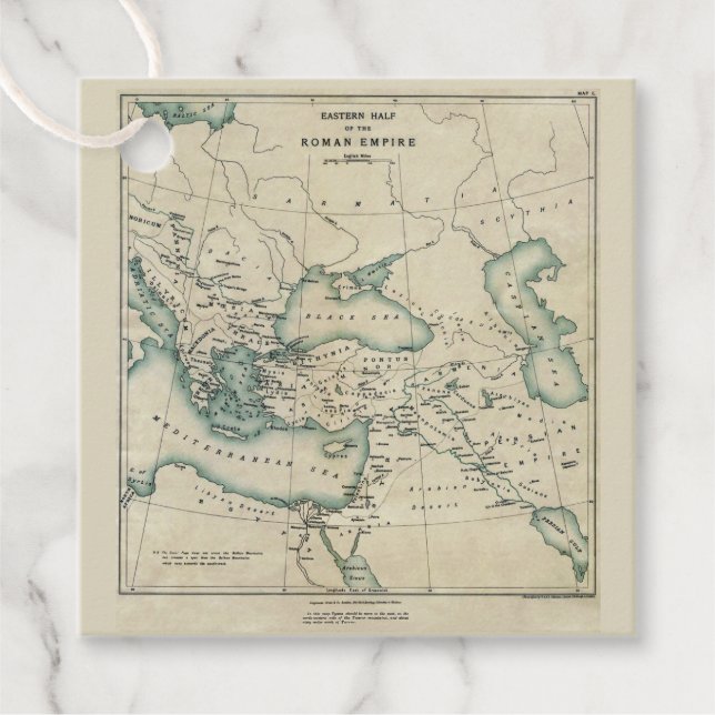 Eastern Roman Empire Favor Tags (Front)