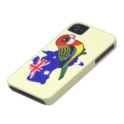 Eastern Rosella of Australia Case-Mate iPhone 4 Barely There Universal Case