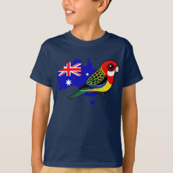 Eastern Rosella of Australia Kids' Hanes TAGLESS® T-Shirt