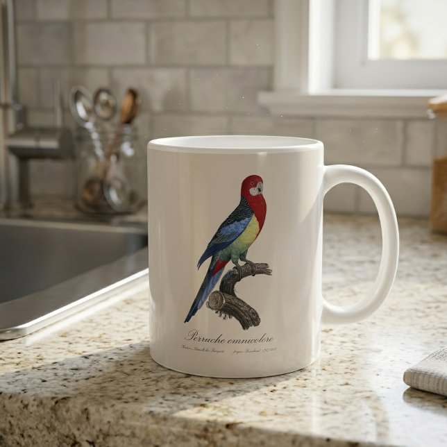 Eastern rosella or Platycercus eximius parakeet Coffee Mug (Eastern rosella or Platycercus eximius parakeet. Coffee Mug)