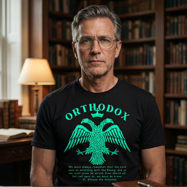 Eastern Russian Orthodox Christian Eagle Gift T-Shirt (Creator Uploaded)