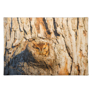Eastern Screech-Owl Cloth Placemat