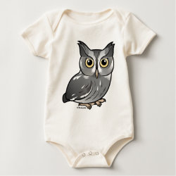 Eastern Screech Owl (Gray Phase) Infant Organic Creeper