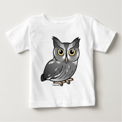 Eastern Screech Owl (Gray Phase) Baby Fine Jersey T-Shirt