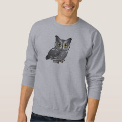 Eastern Screech Owl (Gray Phase) Men's Basic Sweatshirt
