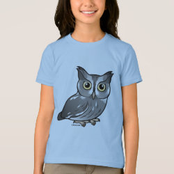 Eastern Screech Owl (Gray Phase) Women's Basic Hooded Sweatshirt