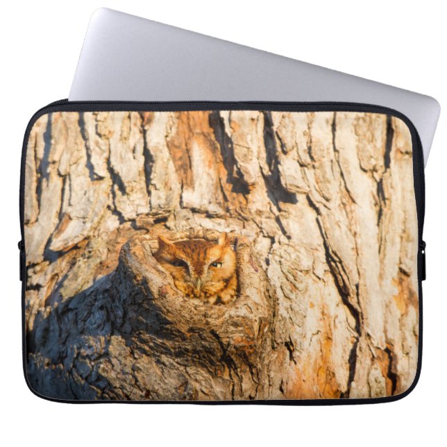 Eastern Screech-Owl Laptop Sleeve (Front)
