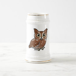 Eastern Screech Owl (Red Phase) Stein
