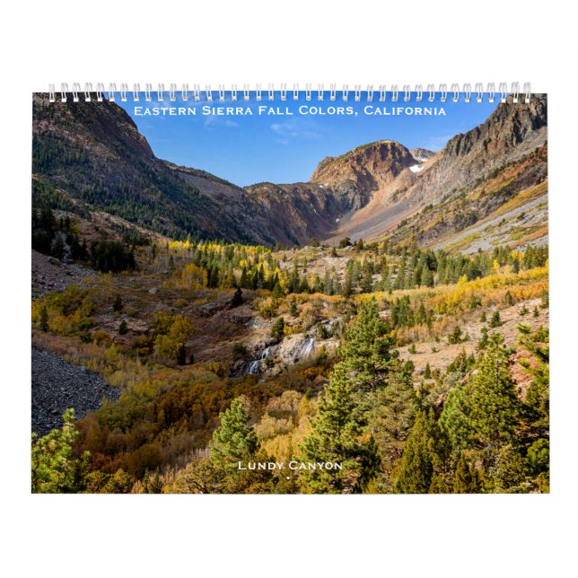 Eastern Sierra Fall Colors, California Calendar (Cover)