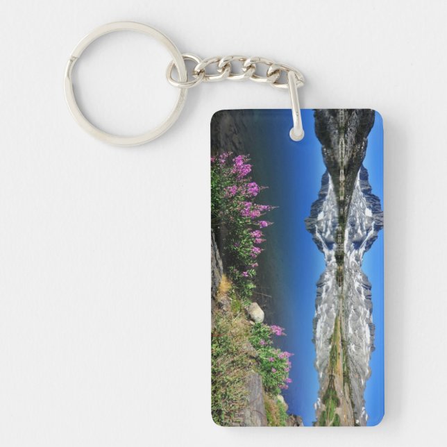 Eastern Sierra Mountains Keychain (Front)