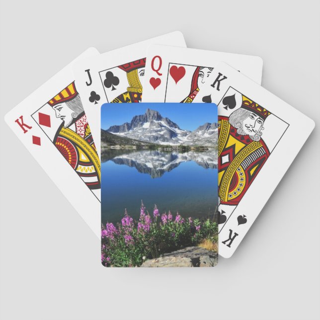 Eastern Sierra Mountains Poker Cards (Back)