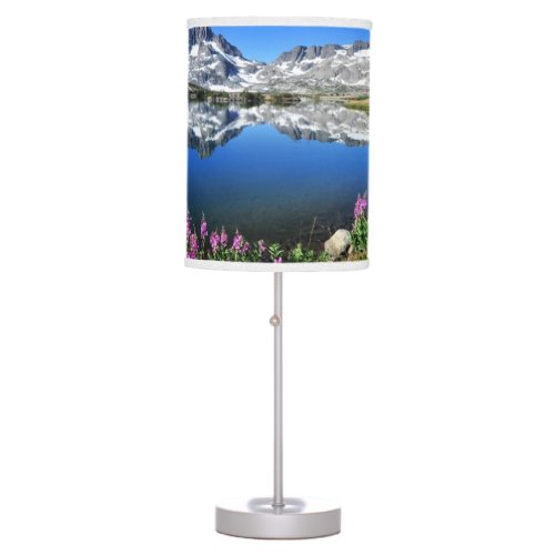 Eastern Sierra Mountains Table Lamp