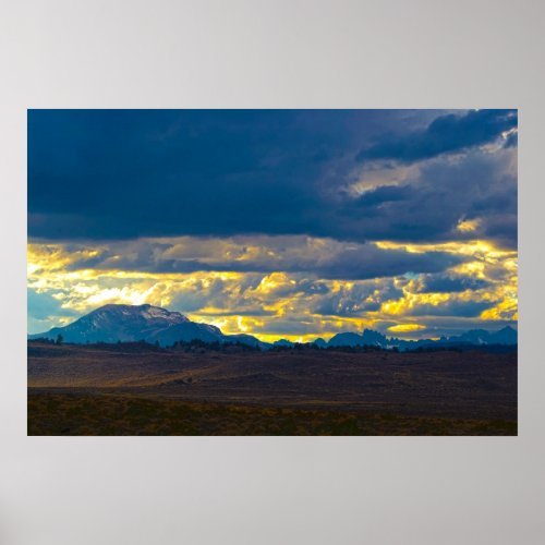 Eastern Sierra Nevada HDR Poster