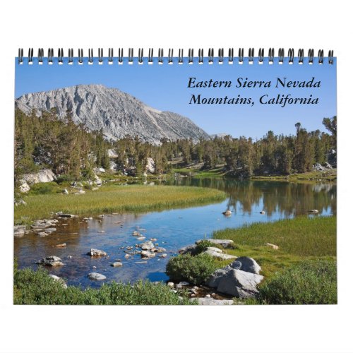Eastern Sierra Nevada Mountains Calendar