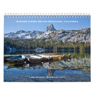 Eastern Sierra's, Mammoth Lakes, CA Calendar