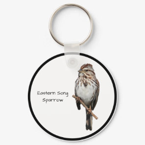 Eastern Song Sparrow Keychain