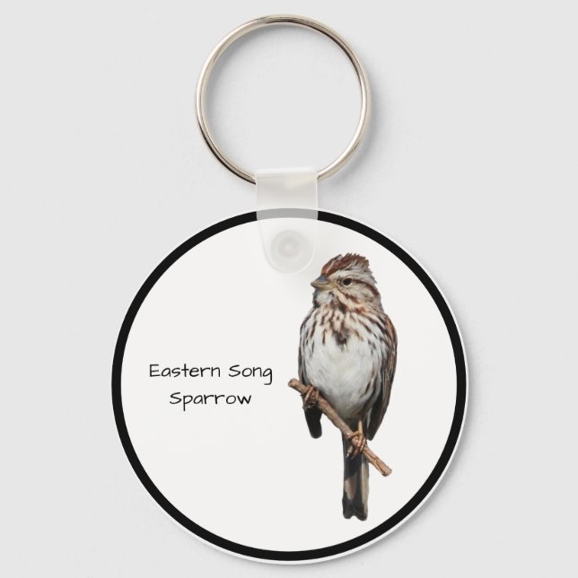 Eastern Song Sparrow Keychain (Front)