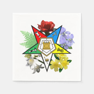 Eastern Star Floral Napkins