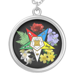 Eastern Star Floral Necklace