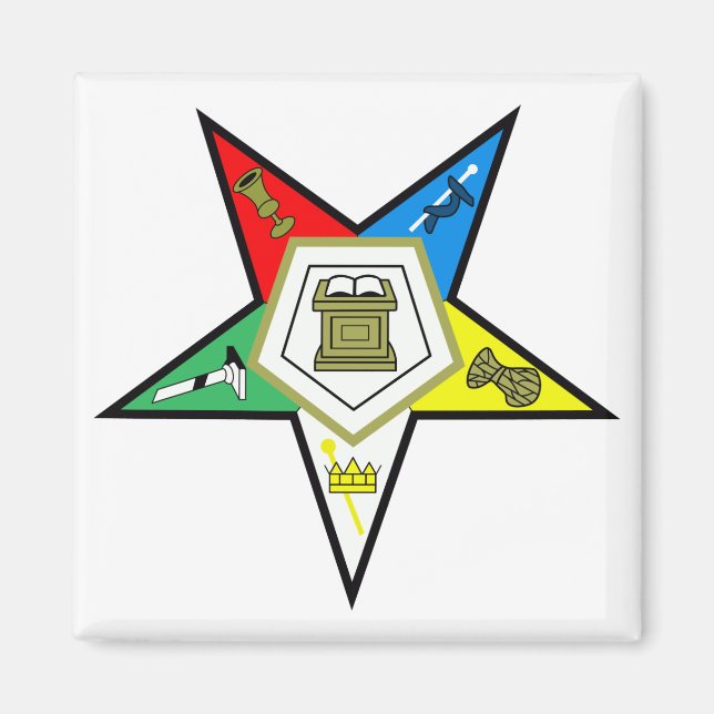 Eastern Star Magnet (Front)