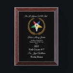 Eastern Star Of The Year Award Plaque<br><div class="desc">Eastern Star Of The Year Award Plaque</div>