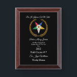 Eastern Star Of The Year Award Plaque<br><div class="desc">Eastern Star Of The Year Award Plaque</div>