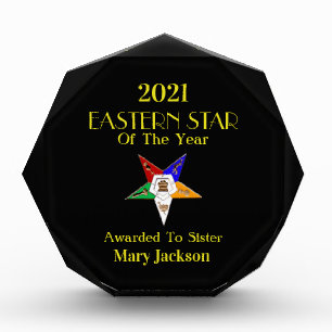 Eastern Star of The Year Octagonal Award
