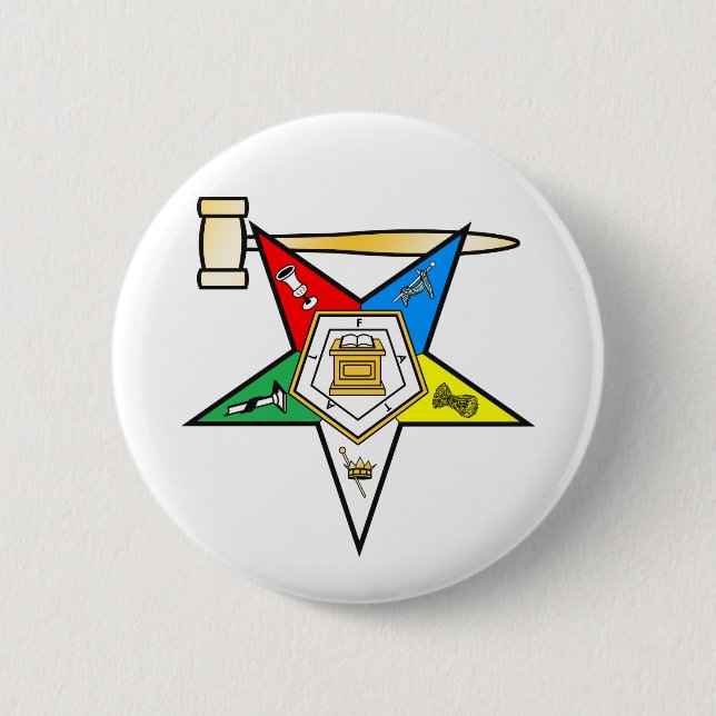 Eastern Star Past Matron items Pinback Button (Front)