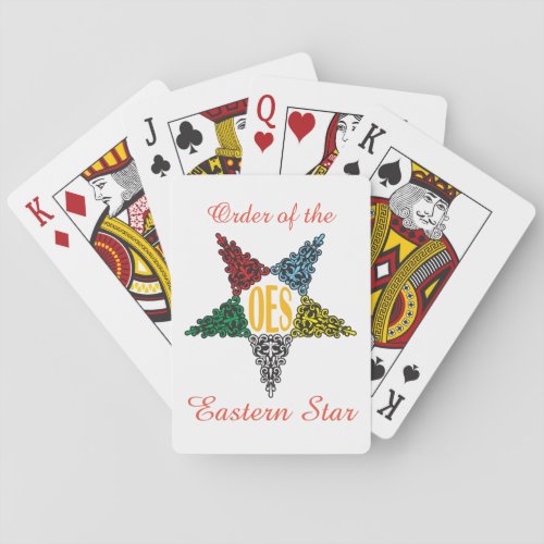 Eastern Star playing cards