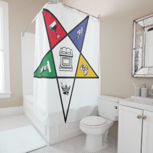 Eastern Star Shower Curtain