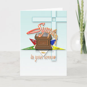 Eastern Star Sympathy Card
