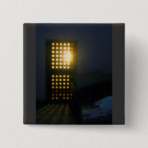 Eastern State Doorway Oil Painting Button