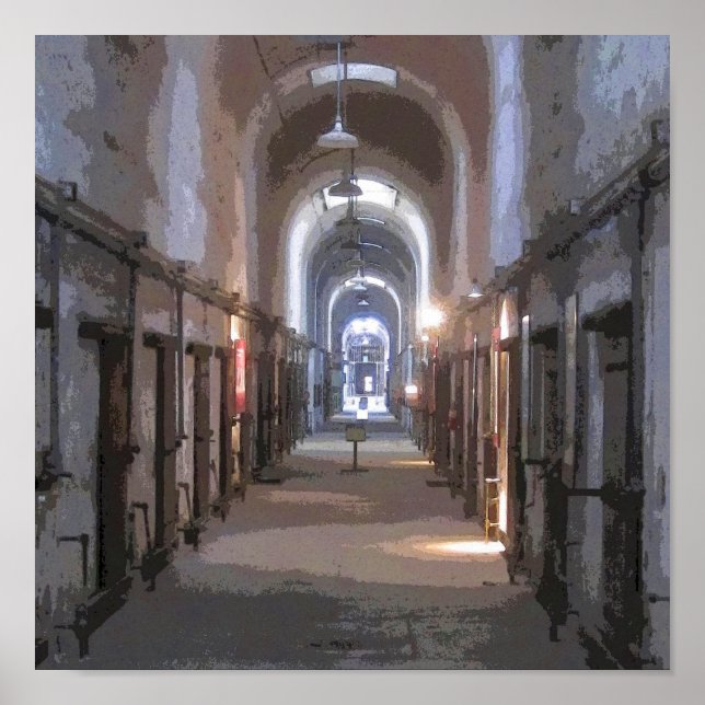 Eastern State Penitentiary Oil Poster (Front)