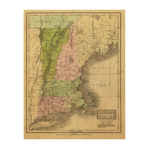 Eastern States Olney Map Wood Wall Art
